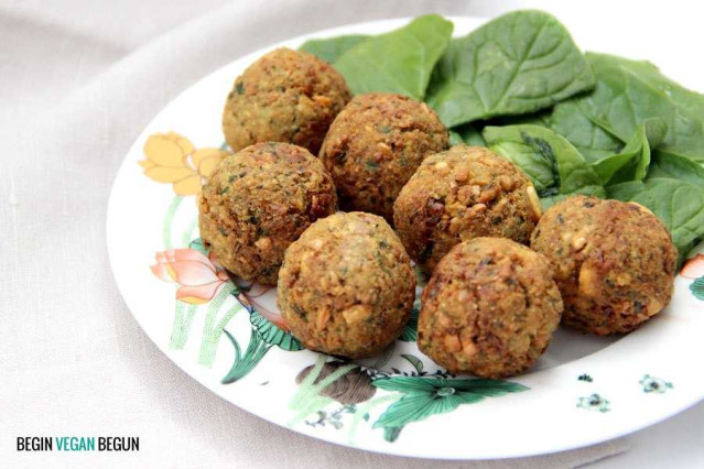 Falafel de espinacas
