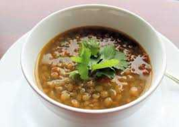 Crema de Cebollas y Lentejas