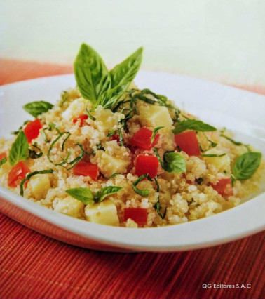 Ensalada caprese de quinua