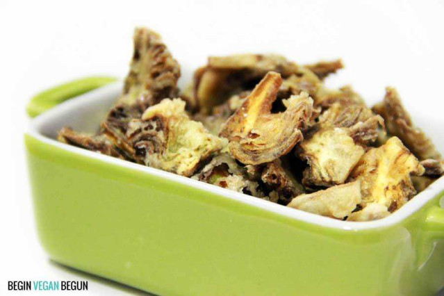 Chips de alcachofa