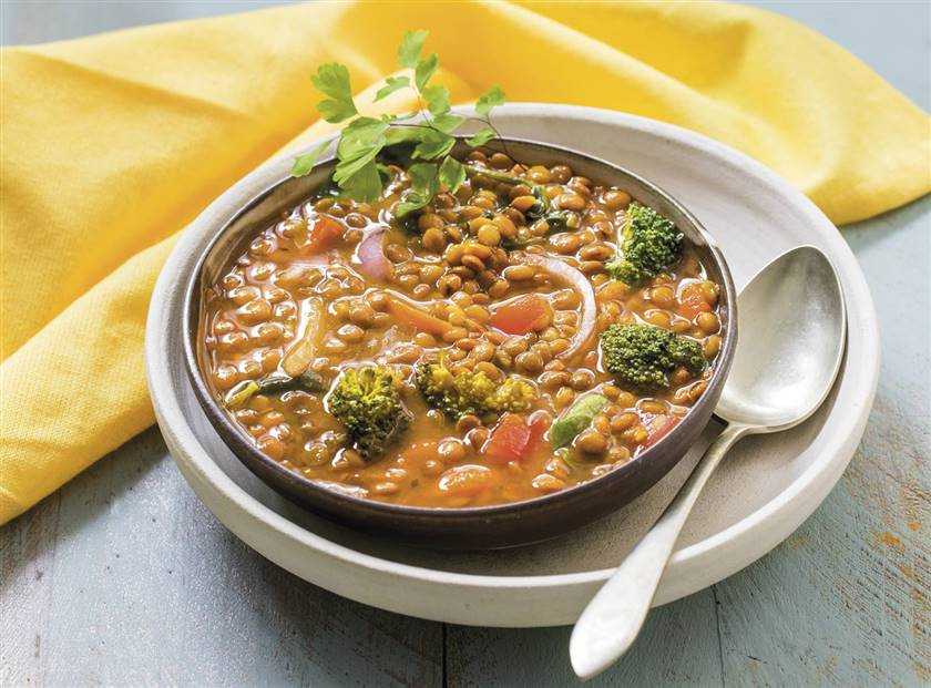 Sopa de lentejas Marrakesh