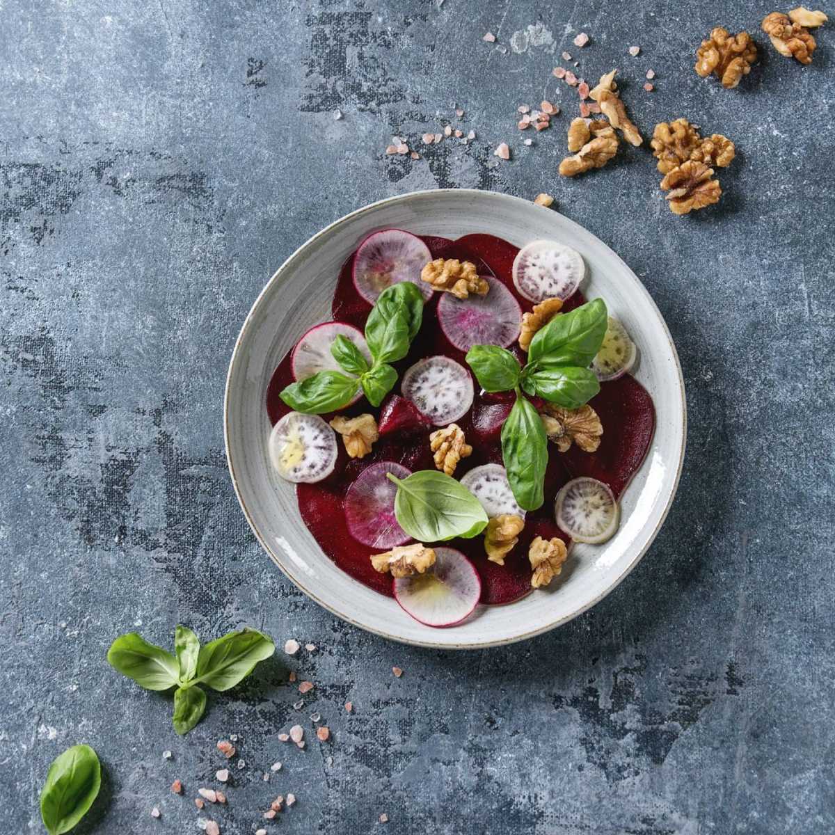 Carpaccio de betarraga