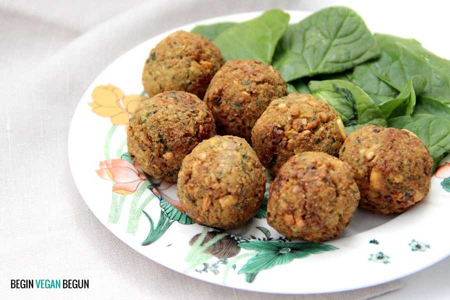 Falafel de espinacas