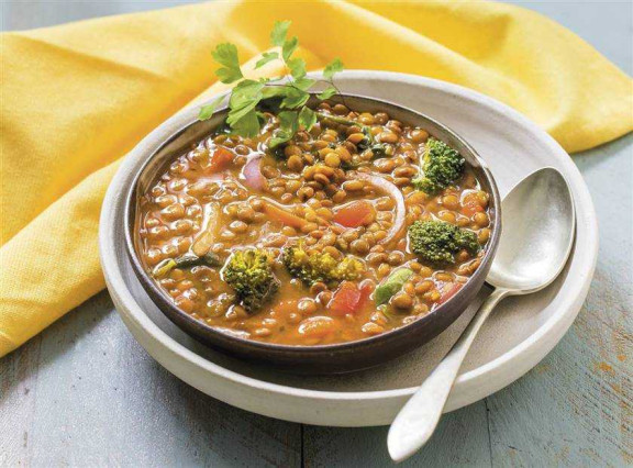 Sopa de lentejas Marrakesh