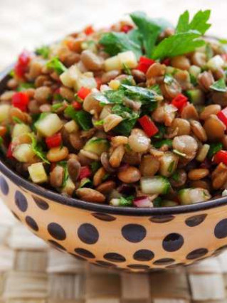 Ensalada de lentejas