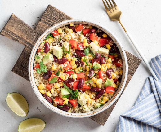 Ensalada de quinua a la mexicana