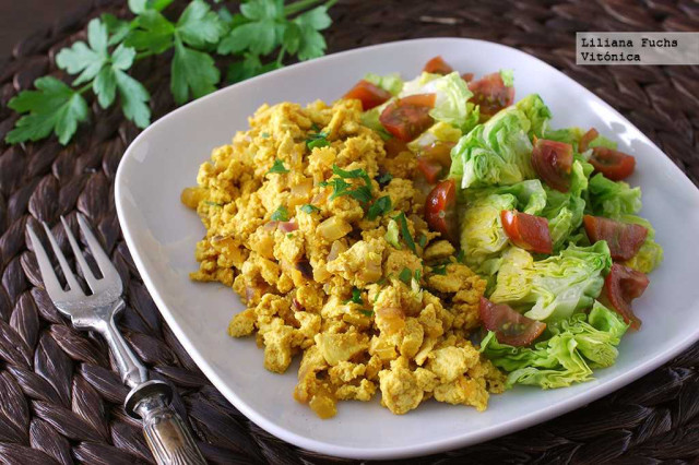 Revuelto de tofu