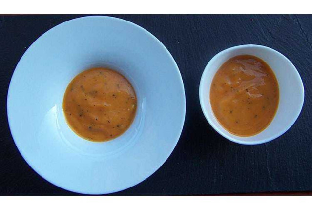 Vinagreta de papaya