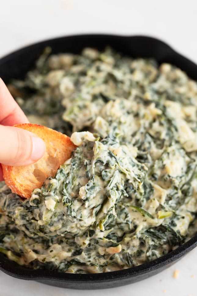 Dip de espinacas
